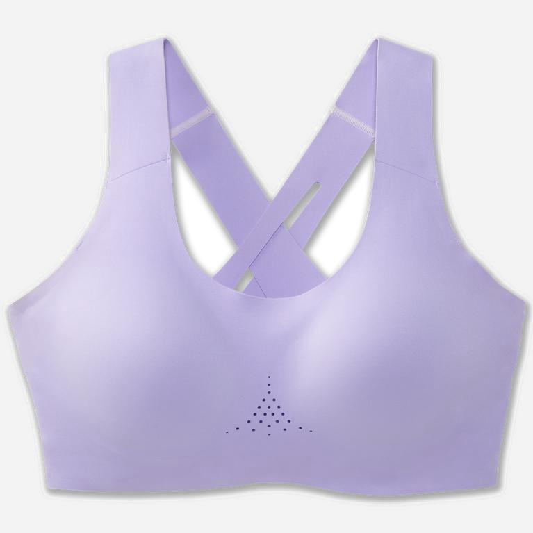 Brooks Dare Crossback 2.0 Israel - Women's Sports Running Bra - Lavender Purple/Violet Dash (24195-M